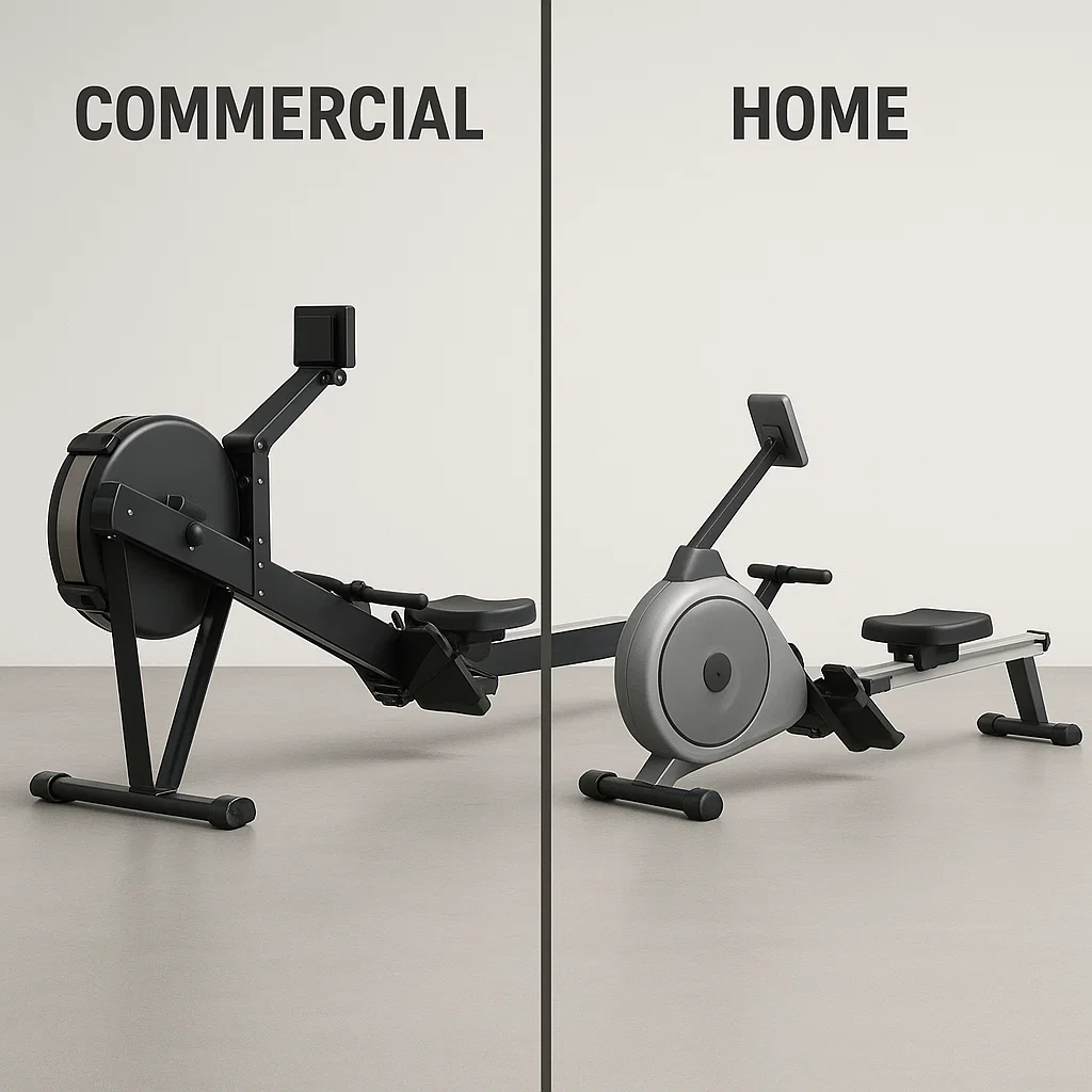 Commercial vs Home Rowing Machines